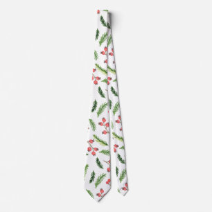 Corbata Patrón Mistletoe de Navidades de mano brillante di