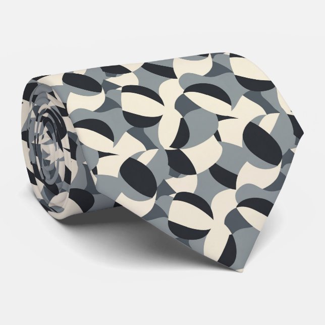 Corbata Patrón moderno de baldosas genial (Enrollado)