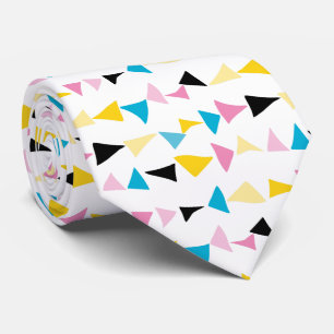 Corbata Patrón moderno de confeti geométrico