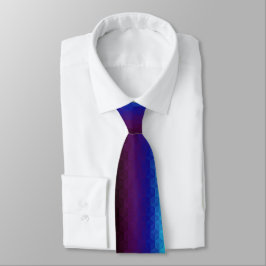 Corbata Patrón moderno de cubos y hexágonos coloridos en 3