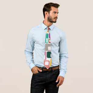 Corbata Patrón moderno de medio siglo