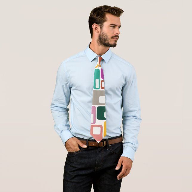 Corbata Patrón moderno de medio siglo (In situ)