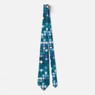 Corbata Patrón moderno de textura de cuadrícula de las sec