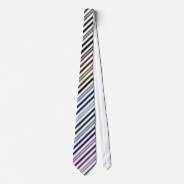 Corbata Patrón Multicolor de Pastel (Anverso)