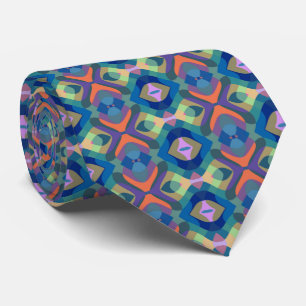 Corbata Patrón Multicolorizado de puntas de cuello