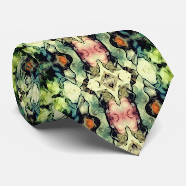 Corbata Patrón Multicolorizado Subutilizado (Enrollado)