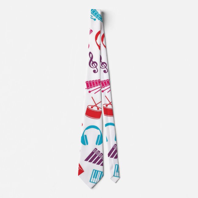 Corbata Patrón musical (Anverso)
