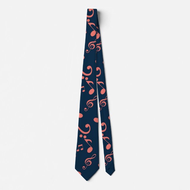 Corbata Patrón musical (Anverso)