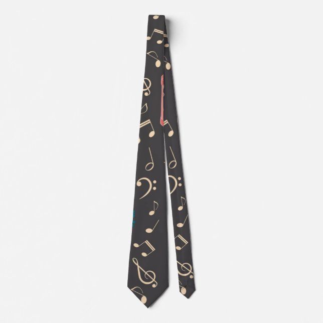 Corbata Patrón musical (Anverso)