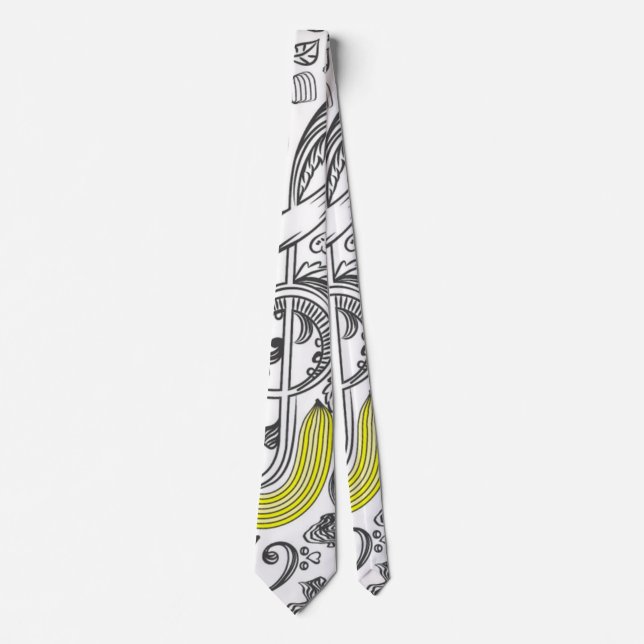 Corbata Patrón musical (Anverso)