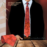 Corbata Patrón Naranja brillante Nillo de cuello<br><div class="desc">Echa un vistazo a esta hermosa corbata hecha con un brillante patrón de estrellas de inicio naranja. Este patrón de gradiente hace una interesante corbata de moda y podría ser un gran regalo para él.</div>