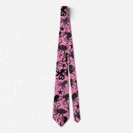 Corbata Patrón Octopus.w BG rosa