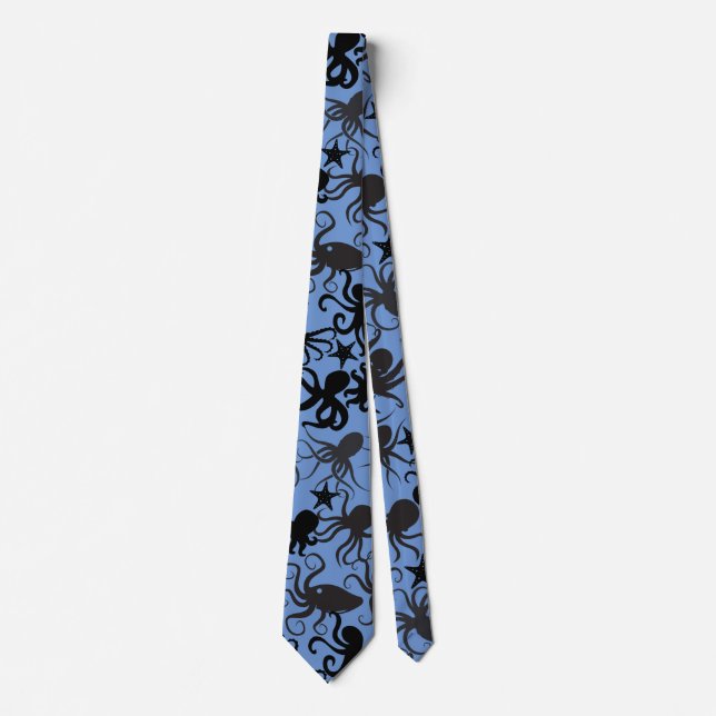 Corbata Patrón Octopus.w LBlue BG (Anverso)