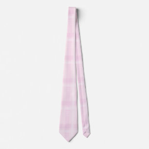 Corbata Patrón Pastel Rosa   Suave y estético