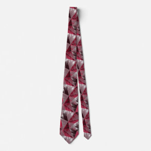 Corbata Patrón poligonal de grunge con triángulos.