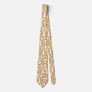 Corbata Patrón Pretzel dibujado a mano moderna