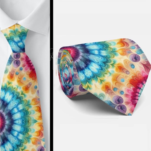 Corbata Patrón psicodélico de Tie-Dye (Subido por el creador)