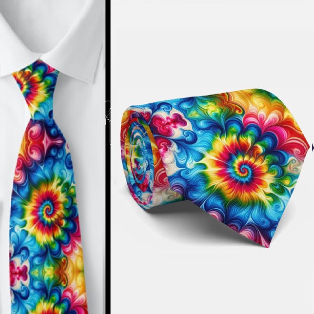 Corbata Patrón psicodélico de Tie-Dye (Subido por el creador)