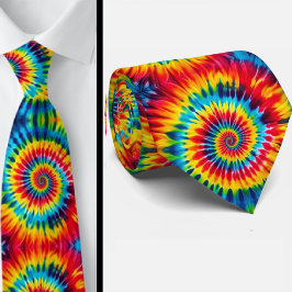 Corbata Patrón psicodélico de Tie-Dye