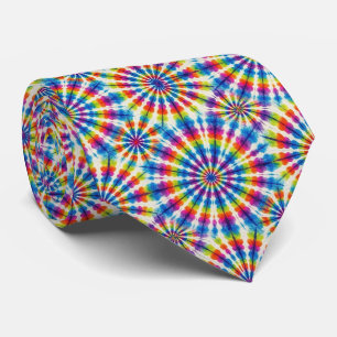 Corbata Patrón psicodélico de Tie-Dye