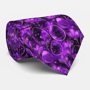 Corbata Patrón púrpura gótico de Pascua