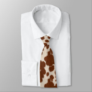 Corbata Patrón realista de cuero de ternera