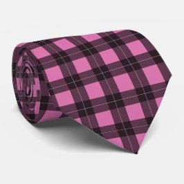 Corbata Patrón Retro Cincuenta Láminas Rosadas Rockabilly