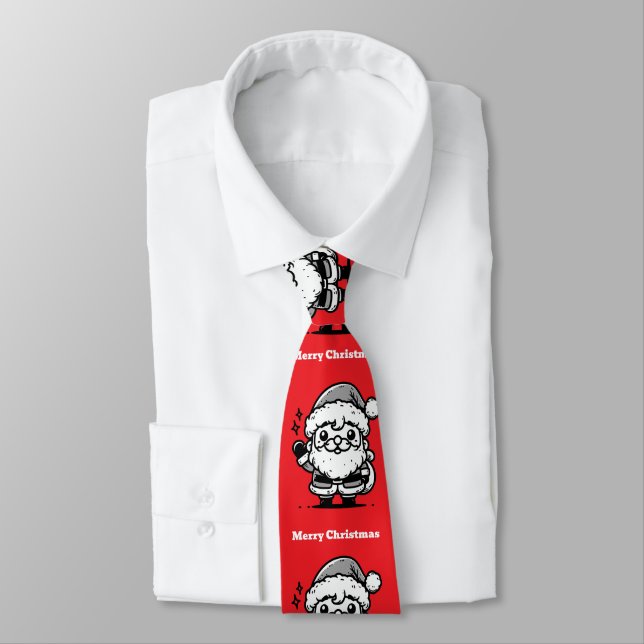 Corbata Patrón Retro de Santa Claus (Atado)