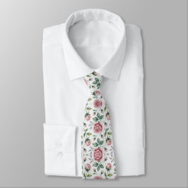 Corbata Patrón rosa pastel suave