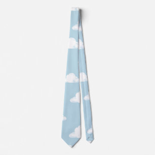 Corbata Patrón Simple de Nubes Esponjosas para Habitación