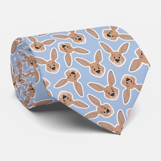 Corbata Patrón sin problemas de cabeza de canguro australi (Enrollado)