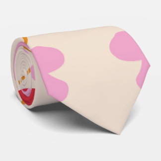 Corbata Patrón sin problemas de cerezas y flores