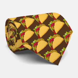 Corbata patrón taco de baldosas frescas