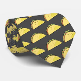 Corbata Patrón Taco Gris oscuro