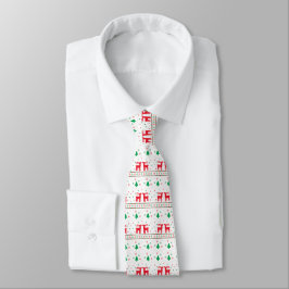 Corbata patrón temático de Navidad