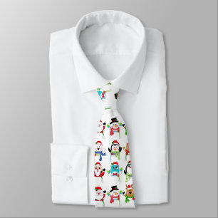 Corbata patrón temático de Navidad