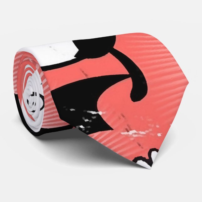 Corbata Patrón transparente de Halloween (Enrollado)