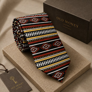 Corbata Patrón Tribal Azteca