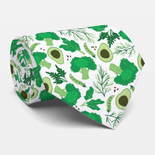 Corbata patrón vegetal de azulejos bonitos