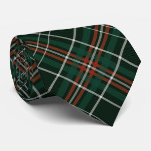 Corbata Patrón verde verde rojo blanco trenzado