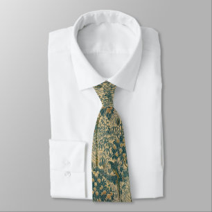 Corbata Patrón vintage de guacamayo Art Nouveau de Walter