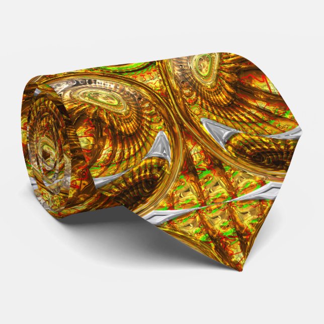 Corbata Patrones abstractos 2 lazos Personalizados (Enrollado)