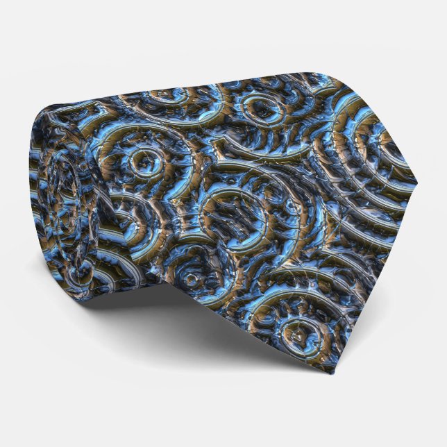 Corbata Patrones abstractos 36A-B Opciones Personalizados (Enrollado)
