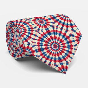 Corbata Patrónico Patrón de Tie-Dye Psicodélico
