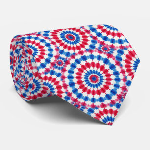 Corbata Patrónico Patrón de Tie-Dye Psicodélico