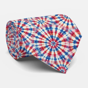 Corbata Patrónico Patrón de Tie-Dye Psicodélico