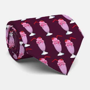 Corbata Patteración de 50 Diner Pink Milkshake