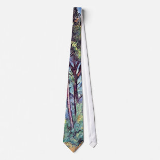 Corbata Paul Cezanne - Pinos y Acueducto Arte Fino