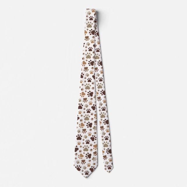 Corbata Paw Prints Tie (Anverso)
