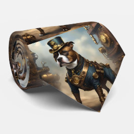 Corbata Paws mecánicos: Steampunk Staffordshire Terrier